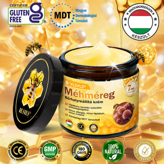 💜💜VLSVLS® Méhméreg Bőrhelyreállító Krém (👨‍⚕‍CE jóváhagyott)👍✅