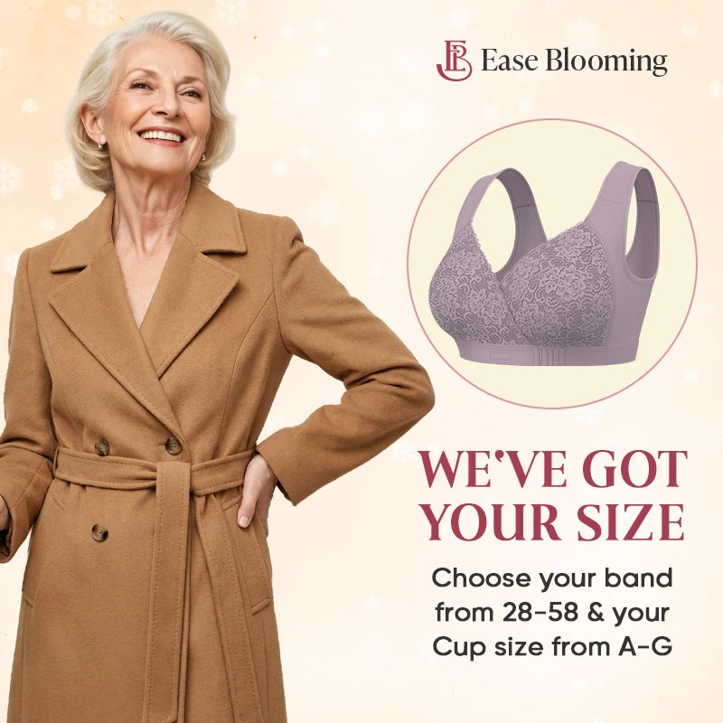 EaseBlooming - LAST DAY SALE 70% OFF - Ultra Soft Front Closure Bra