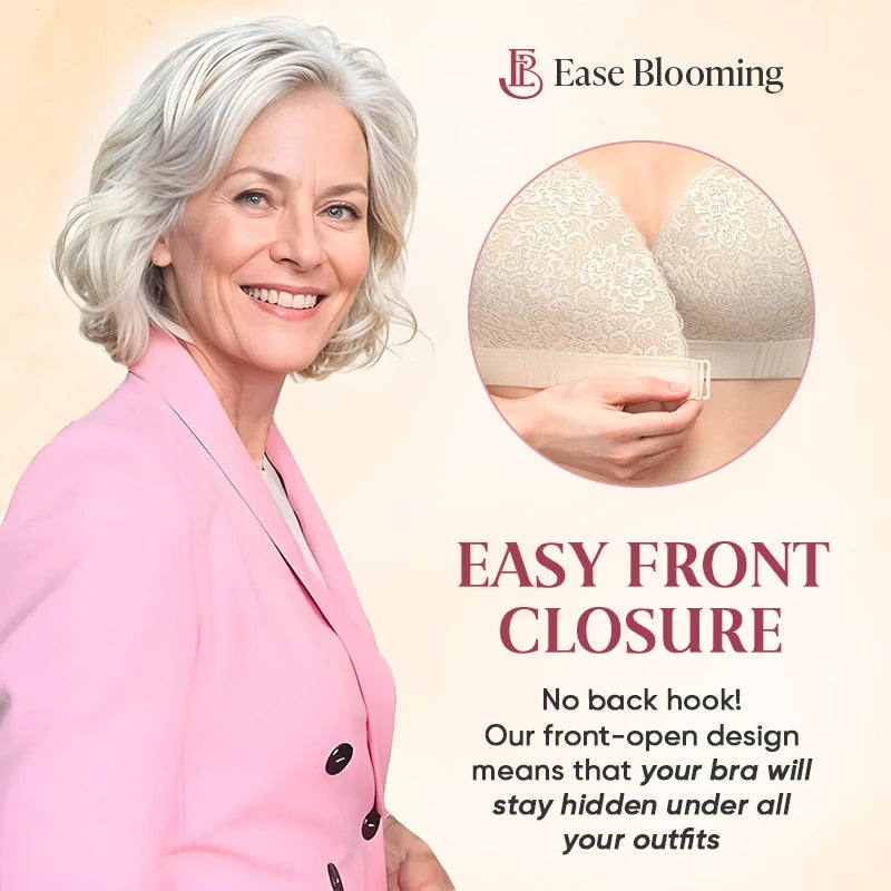 EaseBlooming - LAST DAY SALE 70% OFF - Ultra Soft Front Closure Bra