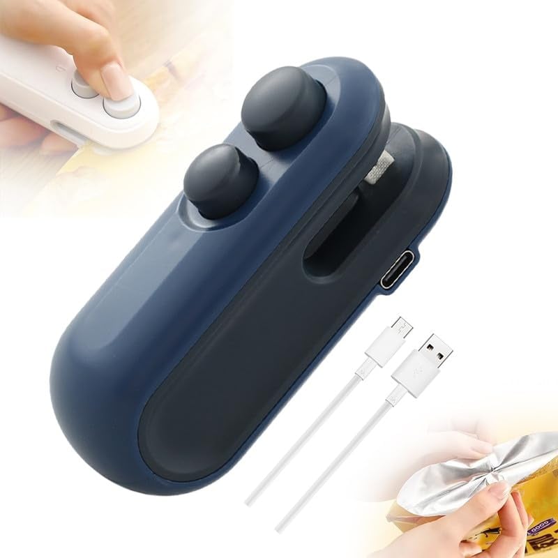 Last Day Special Sale- only $ 9.99🔥🔥Mini Bag Sealer with Cutter and Magnet