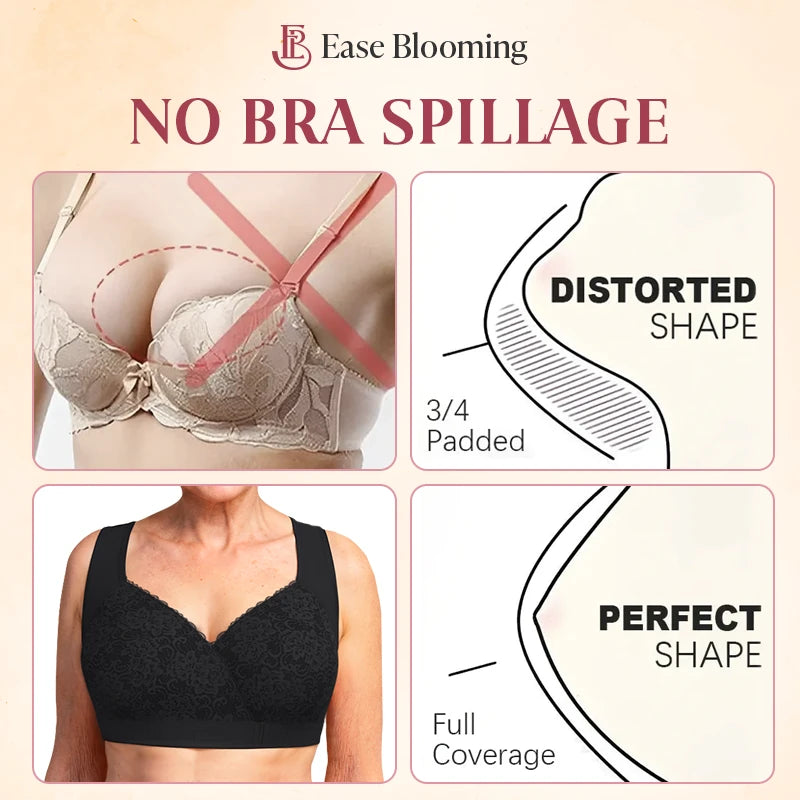 EaseBlooming - LAST DAY SALE 70% OFF - Ultra Soft Front Closure Bra