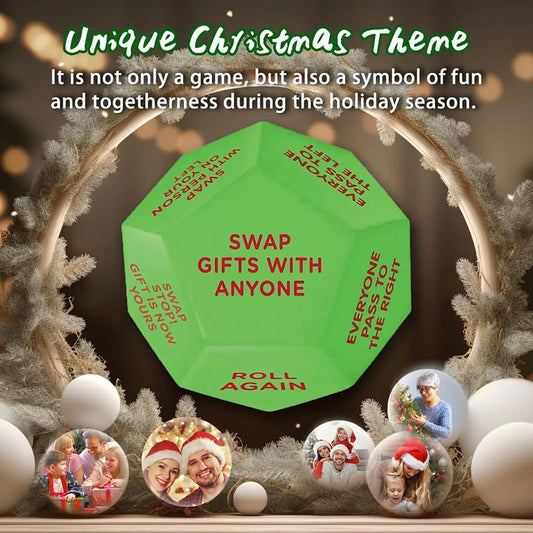 🎲 Santa Swap Gift Exchange Dice 🎁