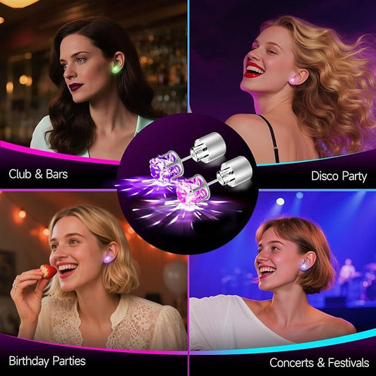 ✨LED Earrings, Light Up Stud Earrings